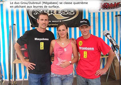 le team Megabass Grou & Dubreuil